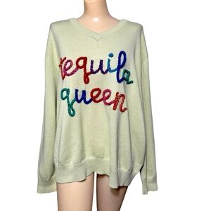 TEQUILA QUEEN Knit Sweater XL